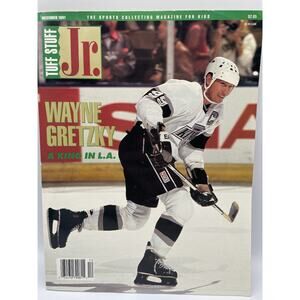 Vintage 1991 WAYNE GRETZKY Tuff Stuff Jr With Uncut Cards + Hull Poster NHL HOF